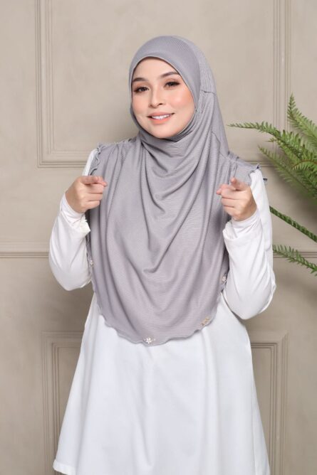 DELILA HIJAB – Light Ash