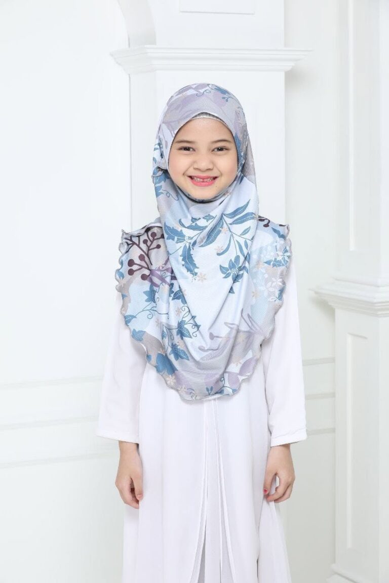 Kids Print Hijab