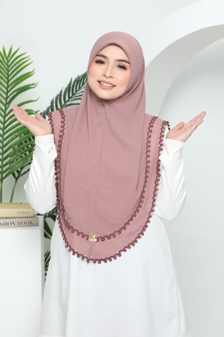 ADULT PIQU HIJAB - Nude