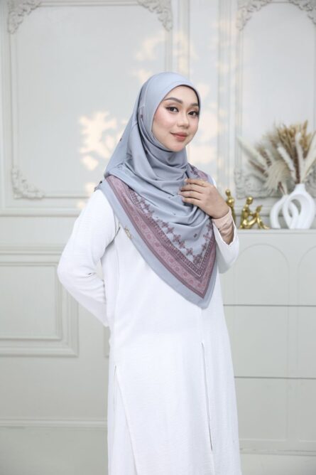 Tyara Hijab - Blueish Gray