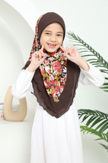Kids Print Hijab