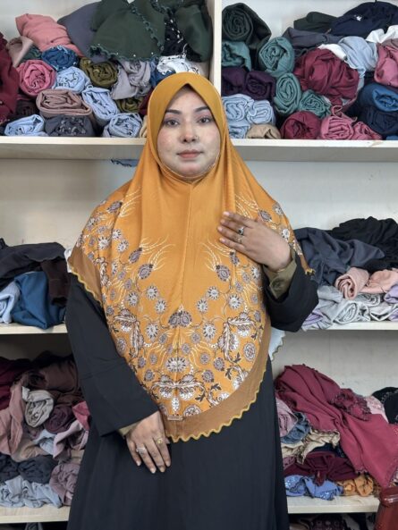 HENA PRINT - Musterd Yellow