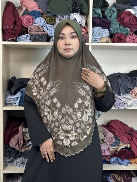 HENA PRINT - Olive Green