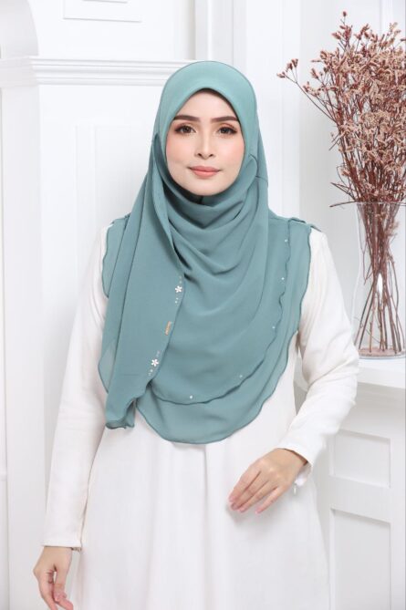 ADULT SHIFA HIJAB - Ocean Green
