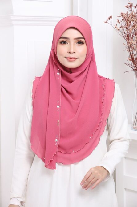 ADULT SHIFA HIJAB - Hot Pink