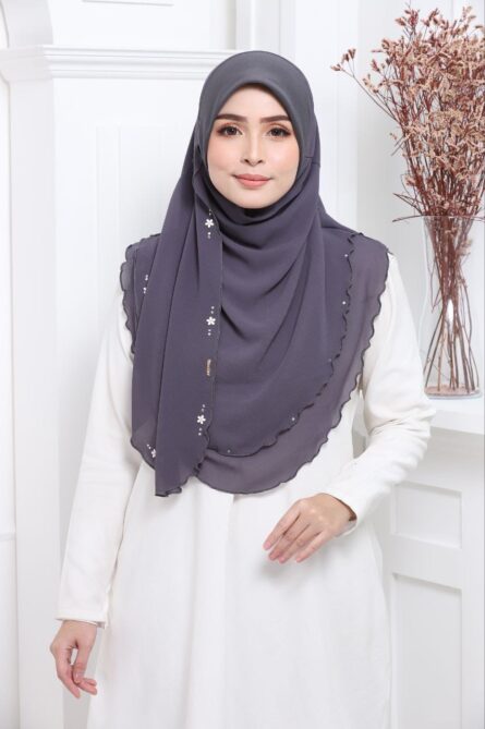 ADULT SHIFA HIJAB - Dark Ash