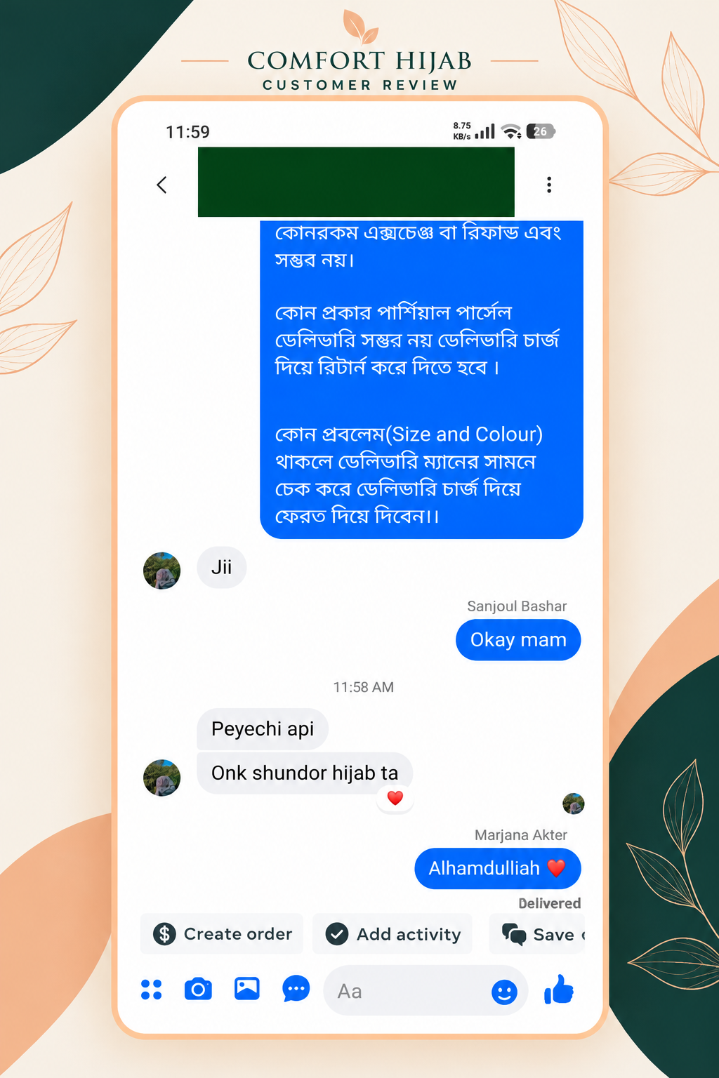 Comfort Hijab customer review 5