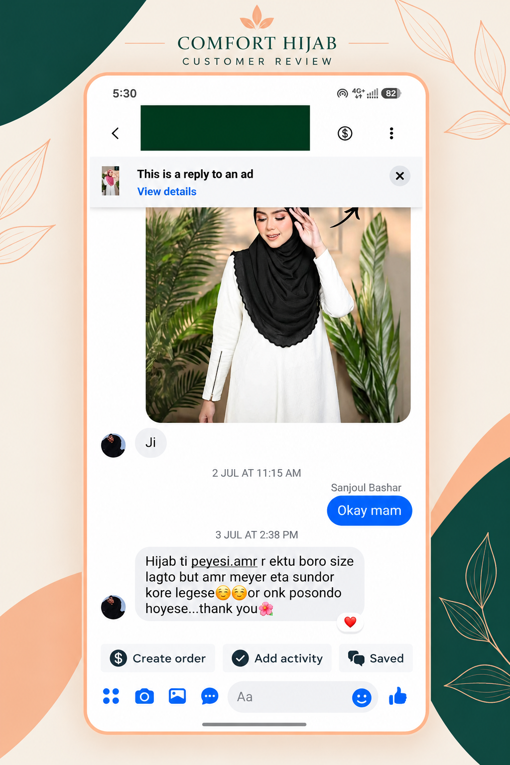 Comfort Hijab customer review 6